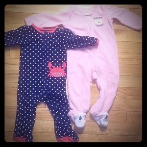 9M Girls Pajama Sleepers